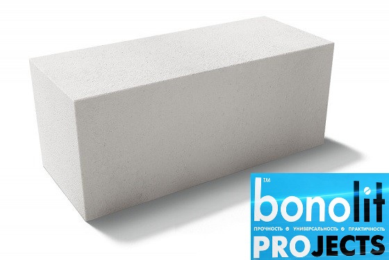 Газобетонные блоки Bonolit Projects (г.Электросталь) D600 B5,0 600х250х400